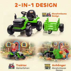 Kindertraktor elektrisch mit Fernbedienung für 3-8 Jahre