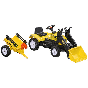 Kinder Trettraktor mit Frontlader und Pedalantrieb ab 3 Jahren