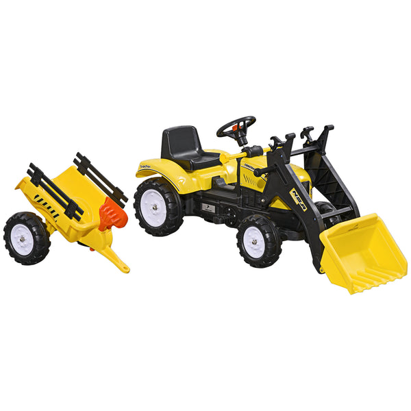 Kinder Trettraktor mit Frontlader und Pedalantrieb ab 3 Jahren