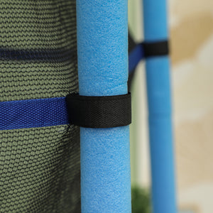 Kindertrampolin Ø140cm mit Sicherheitsnetz bis 50kg Blau