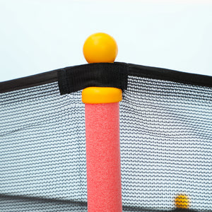 Kindertrampolin D:163,5cm Sicherheitsnetz Kinder 3-10 Jahre Rot