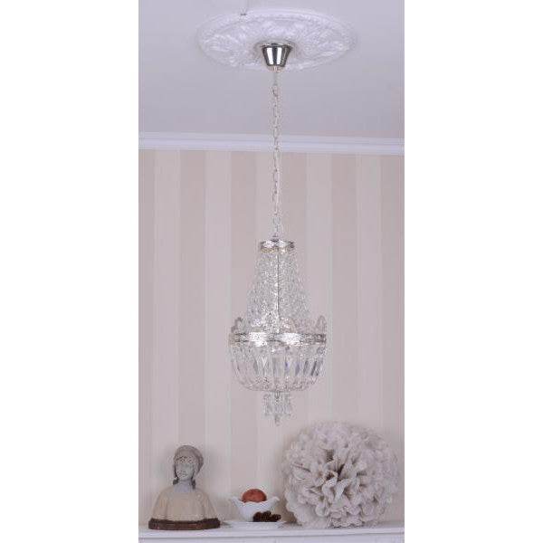 ANTIK DECKENLAMPE LÜSTER SHABBY CHIC KRISTALLLEUCHTE KRONLEUCHTER