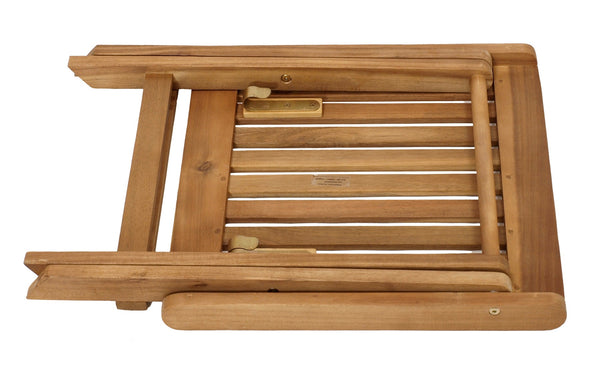 Klapphocker 45x45cm, Akazie geölt, FSC®-zertifiziert