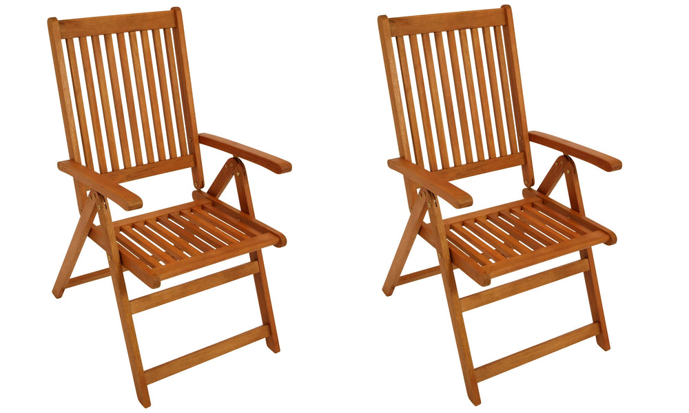 Klappsessel LAGO 2-er Set, Eukalyptus geölt, FSC®-zertifiziert