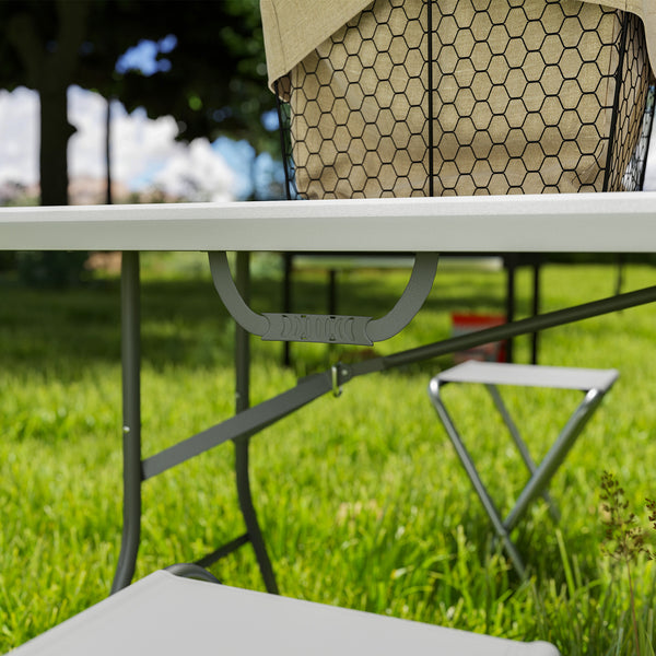 Klapptisch Campingtisch Picknicktisch faltbar weiss