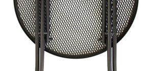 Gartentisch Klapptisch Bistro MOCCA 60cm rund Streckmetall eisengrau