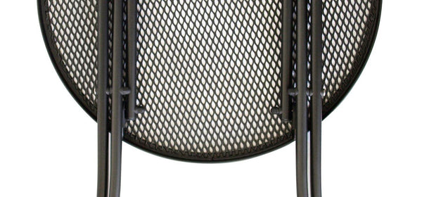 Gartentisch Klapptisch Bistro MOCCA 60cm rund Streckmetall eisengrau