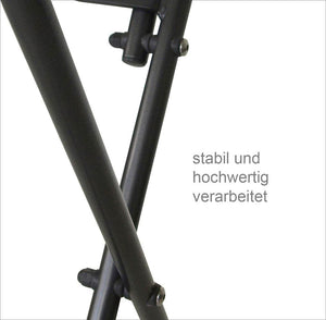Gartentisch Klapptisch Bistro MOCCA 60cm rund Streckmetall eisengrau