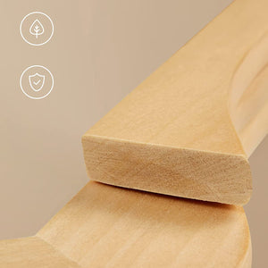 Kleiderbügel Set Holz 20er-Set Natur