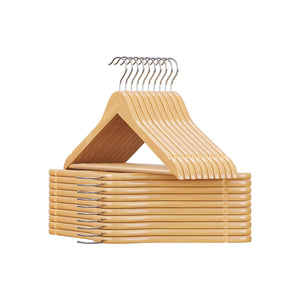 Kleiderbügel Set Holz 20er-Set Natur