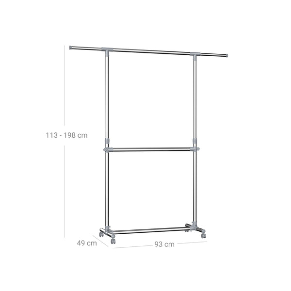 Clothes rack Extendable wardrobe rack