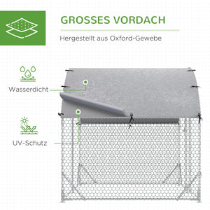 Kleintiergehege Freilauf Outdoor stabil für Hühner Kaninchen