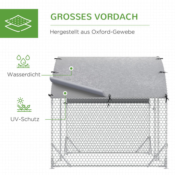 Kleintiergehege Freilauf Outdoor stabil für Hühner Kaninchen