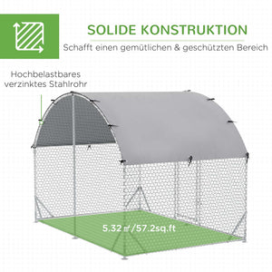 Kleintiergehege Freilauf Outdoor stabil für Hühner Kaninchen