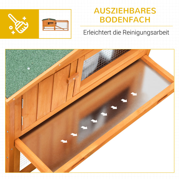 Kleintierstall mit Asphaltdach vielseitig Tannenholz