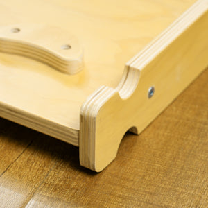 Kinder Kletterset Indoor mit Rutsche und Schaukelwippe aus Holz