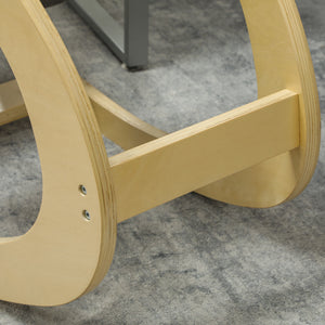 Kniehocker ergonomisch schaukelnd für Homeoffice grau