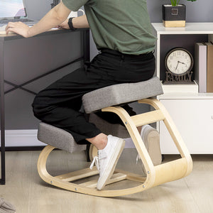 Kniestuhl ergonomisch für gesunde Sitzhaltung Birkenholz