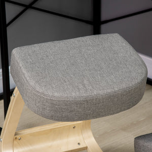 Kniestuhl ergonomisch für gesunde Sitzhaltung Birkenholz