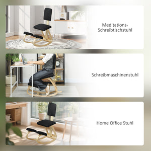 Kniestuhl Kniehocker ergonomisch für Büro Zuhause Meditation