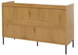 Kommode Highboard 6 Schubladen Melamin MDF 80x120x44cm natur