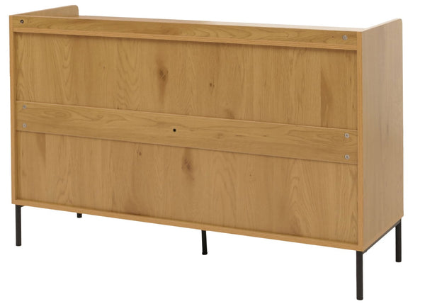 Kommode Highboard 6 Schubladen Melamin MDF 80x120x44cm natur