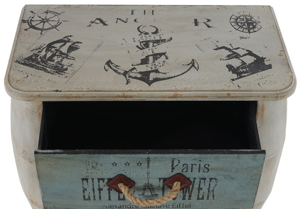 Kommode Sara mit Schubladen Vintage Shabby-Look 74x70x36cm