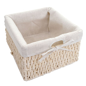Kommode Schubladenkommode Massivholz Korb-Schublade 80x60x30cm shabby weiss