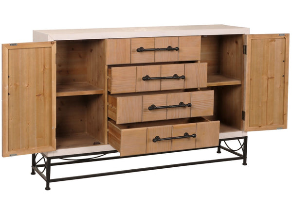 Kommode Sideboard Highboard Türen Schublade 92x140x42cm