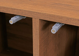 Kommode Sideboard Highboard Türen Staufächer 94x79x40cm natur