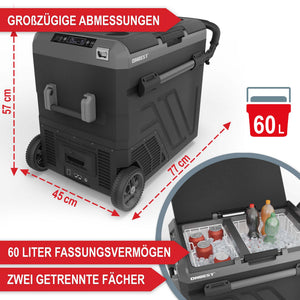 Frigorifero portatile con compressore da 60 litri con app Smartlife