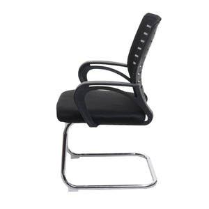 2er Set Konferenzstühle schwarz. Freischwinger. 150kg belastbar