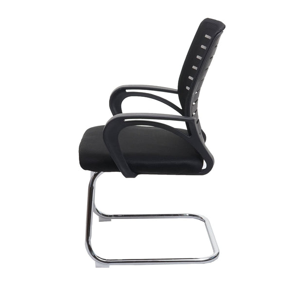 2er Set Konferenzstühle schwarz. Freischwinger. 150kg belastbar