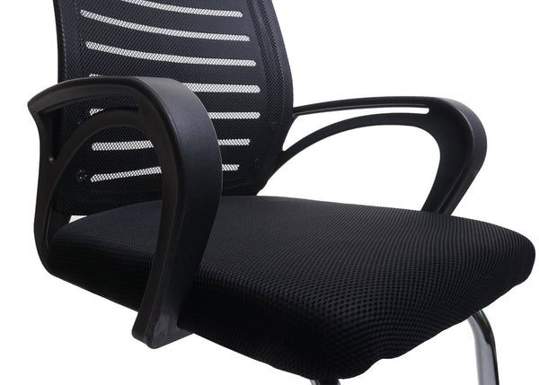 2er Set Konferenzstühle schwarz. Freischwinger. 150kg belastbar