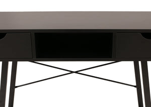 Konsolentisch Ablagentisch Beistelltisch 3D-Struktur 100x40cm schwarz