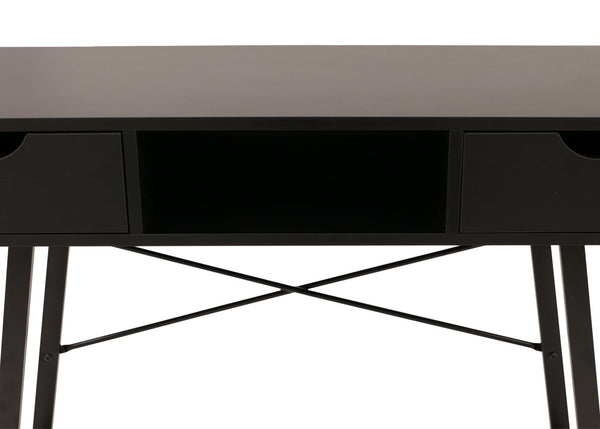Konsolentisch Ablagentisch Beistelltisch 3D-Struktur 100x40cm schwarz