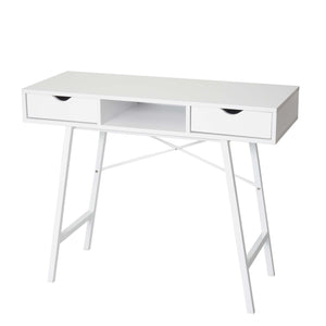 Konsolentisch Ablagentisch Beistelltisch 3D-Struktur 100x40cm weiss