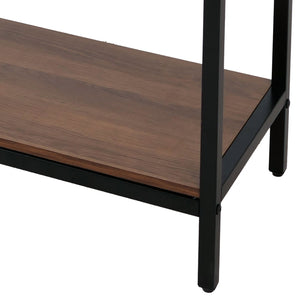 Konsolentisch Beistelltisch Ablagetisch Schubladen Industrial 76x109x30cm braun
