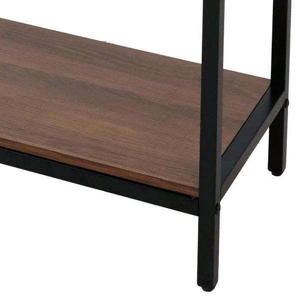 Konsolentisch Beistelltisch Ablagetisch Schubladen Industrial 76x109x30cm braun