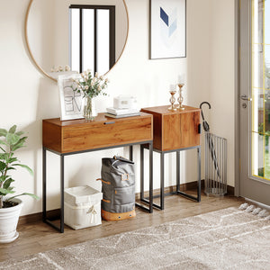 Konsolentisch Beistelltisch Sideboard 40x30x76cm Natur