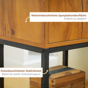 Konsolentisch Beistelltisch Sideboard 40x30x76cm Natur