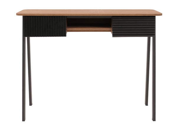 Konsolentisch Flur Beistelltisch Ablage Schublade 88x110x40cm natur