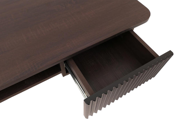 Konsolentisch Flur Beistelltisch Ablage Schublade 88x110x40cm Walnuss-Optik