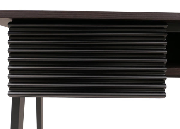 Konsolentisch Flur Beistelltisch Ablage Schublade 88x110x40cm Walnuss-Optik