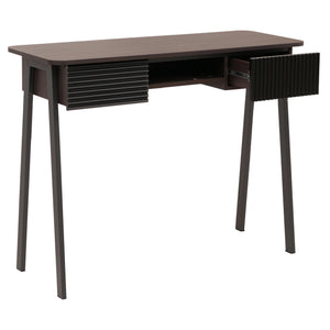 Konsolentisch Flur Beistelltisch Ablage Schublade 88x110x40cm Walnuss-Optik