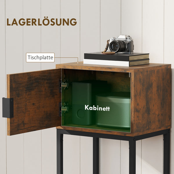 Konsolentisch schmal rustikal industrial für Flur und Wohnzimmer