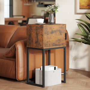 Konsolentisch schmal rustikal industrial für Flur und Wohnzimmer