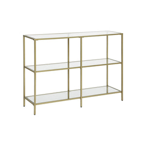 Konsolentisch mit Glas Gold