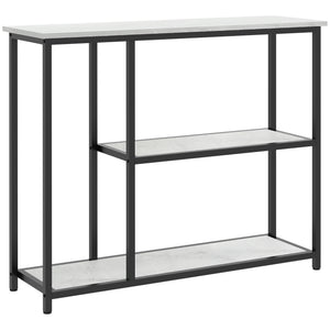 Konsolentisch Regal mit Kippschutz 100x30x80cm Weiss