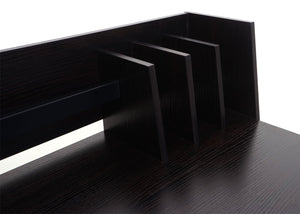 Moderner Konsolentisch Schwarz, Metall & MDF, 82x51cm